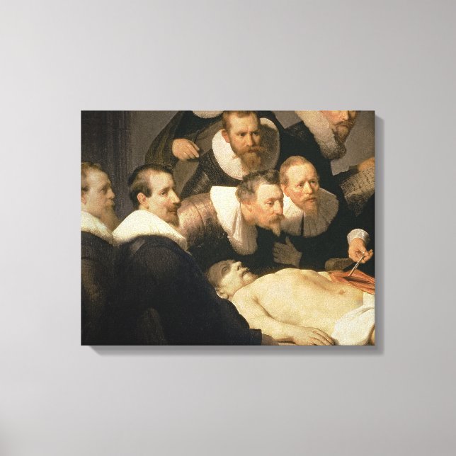 Toile Leçon d'anatomie du Dr Nicolaes Tulp, 1632 (Recto)