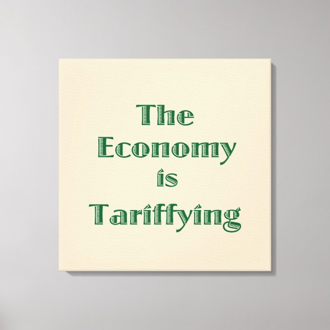 Toile L'économie se tariffie (Recto)