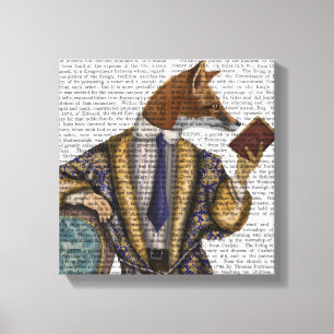 Toile Lecteur de livre Fox