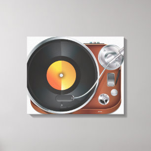 Toile Lecteur de musique DJ