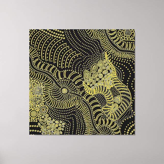 Toile Lecteur sur la ligne pointillée - Graphique autoch (Recto)