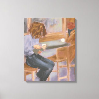 Toile Lecture au Café