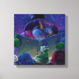 Toile Lecture hivernale