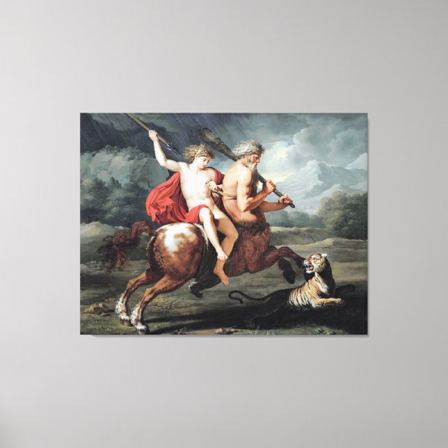 Toile L'éducation d'Achille Beaux-Art Canvas Imprimer (Recto)