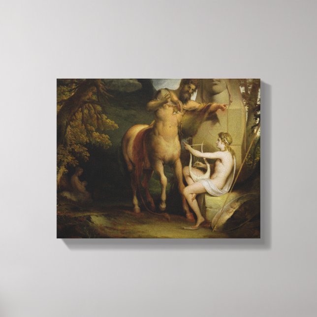 Toile L'éducation d'Achille, c.1772 (huile sur toile) (Recto)