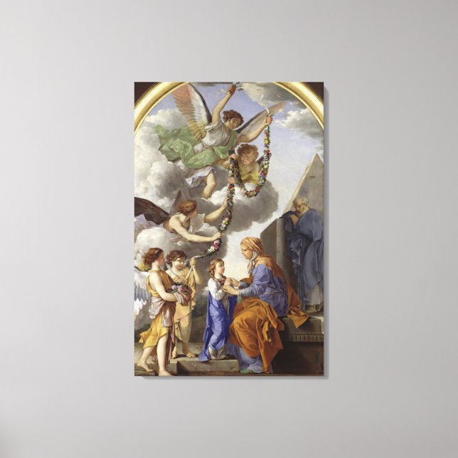 Toile L'éducation de la Vierge (Recto)