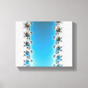 Toile Leenece - Fractal bleu
