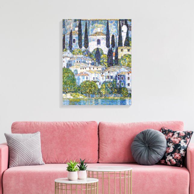 Toile L'église de Cassone | Gustav Klimt | Poster (Insitu(Salon))