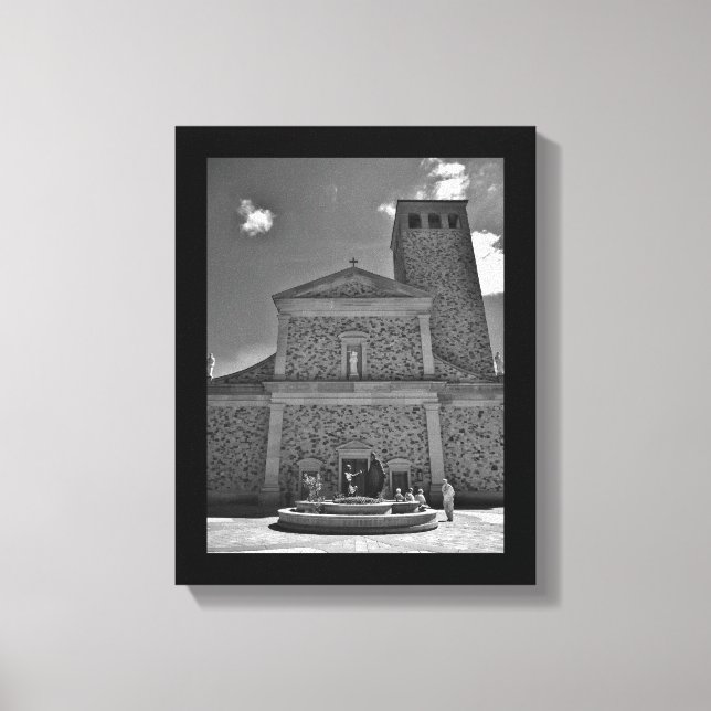 Toile L'église de La Crosse (Recto)