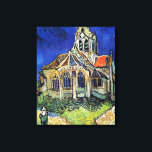 Toile L'église de Vincent van Gogh à Auvers<br><div class="desc">"L'église d'Auvers" est l'une des peintures célèbres créées par Vincent van Gogh en 1890, quelques semaines seulement avant sa mort. Il représente la Notre-Dame de l'Assomption, une église dans le petit village français d'Auvers-sur-Oise, où van Gogh a passé les derniers mois de sa vie. Le tableau est caractérisé par des...</div>
