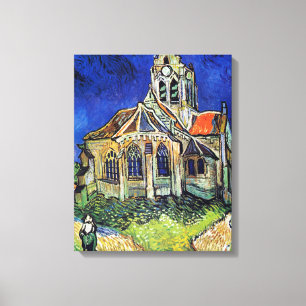 Toile L'église de Vincent van Gogh à Auvers
