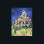 Toile L'église de Vincent van Gogh à Auvers<br><div class="desc">L'église de Vincent van Gogh à Auvers Canvas Imprimer L'église de Vincent van Gogh à Auvers (1890)</div>