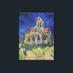 Toile L'église de Vincent van Gogh à Auvers<br><div class="desc">L'église de Vincent van Gogh à Auvers Canvas Imprimer L'église de Vincent van Gogh à Auvers (1890)</div>