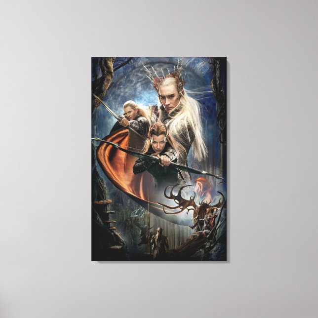 Toile LEGOLAS GREENLEAF™, TAURIEL™ et Thranduil (Recto)