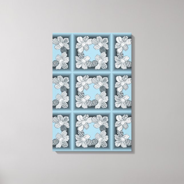 Toile Lei Fleur Dessinée À La Main Choisir N'Importe Que (Recto)