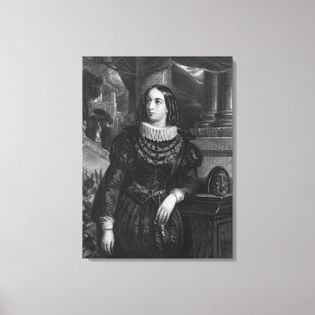 Toile Lelia, illustration de 'Lelia' par George Sand (Recto)