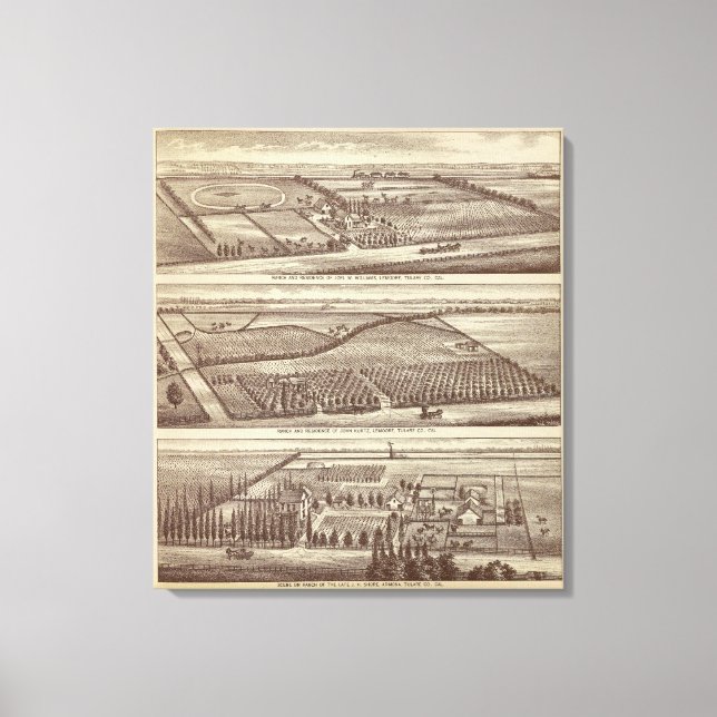 Toile Lemoore, ranchs Armona (Recto)