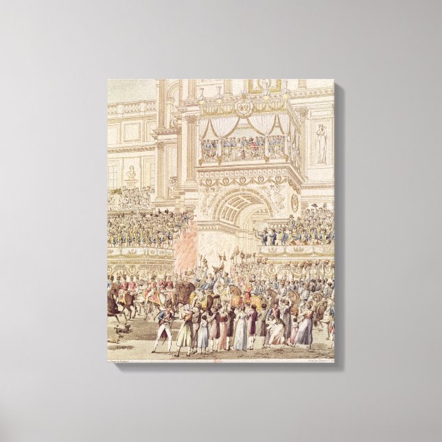 Toile L'empereur et l'impératrice reçoivent l'hommage (Recto)