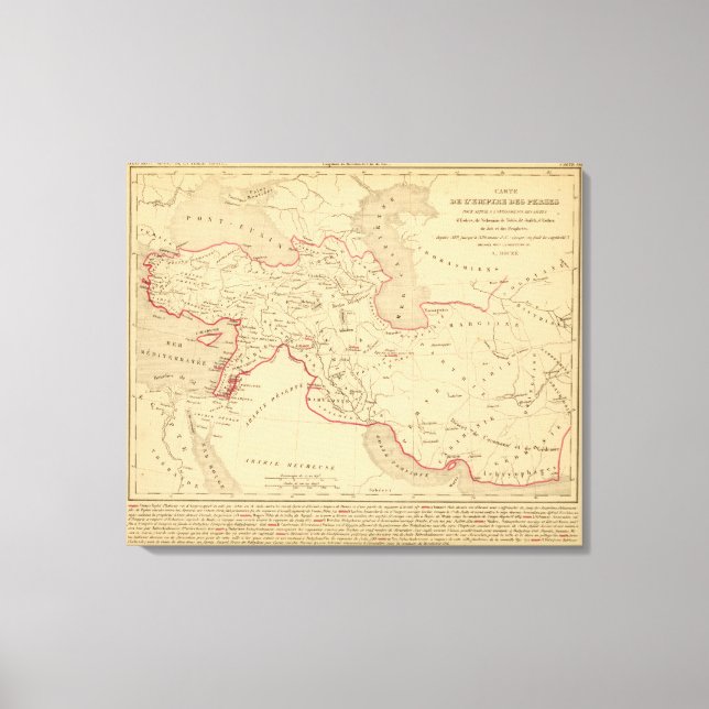 Toile L'Empire des Perses (Recto)