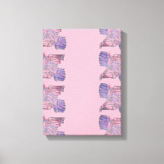 Toile L'enchevêtrement de l'âme : Estampe expressionnist