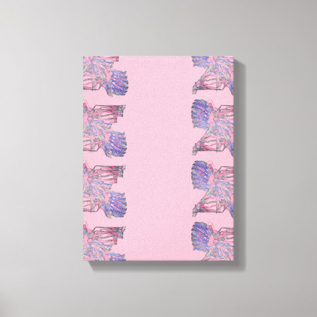Toile L'enchevêtrement de l'âme : Estampe expressionnist (Recto)