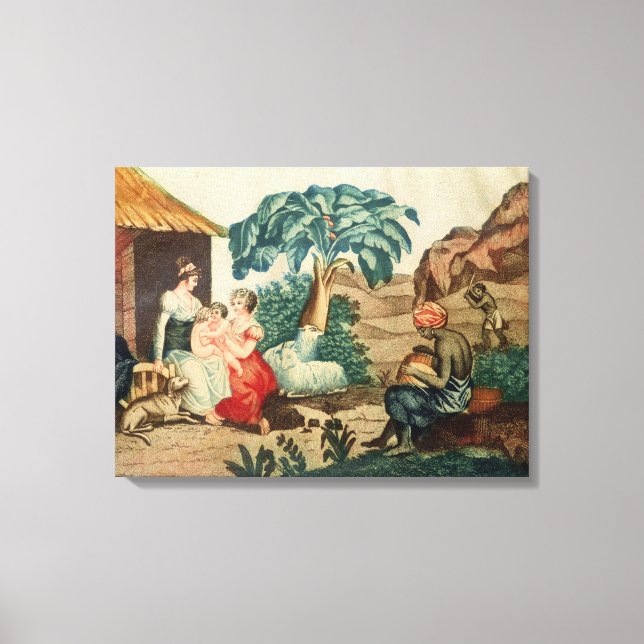 Toile L'enfance de Paul et Virginie (Recto)