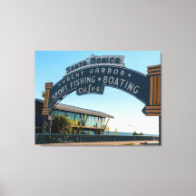 L'enseigne du célèbre quai de Santa Monica