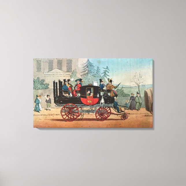 Toile L'entraîneur à vapeur (Recto)