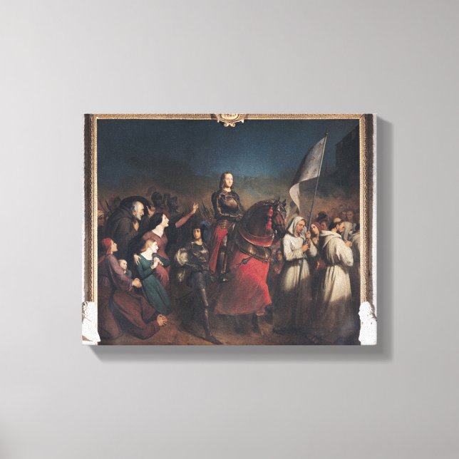 Toile L'entrée de Jeanne d'Arc dans Orléans (Recto)