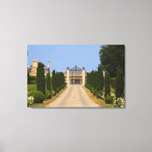 Toile L'entrée imposante du Château Haut Sarpe, la