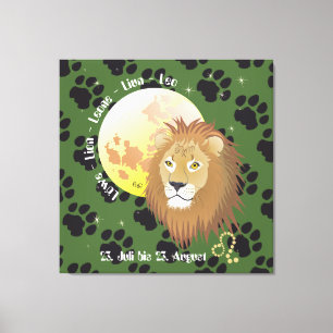 Toile Leo July 23 à août 22 Canvas