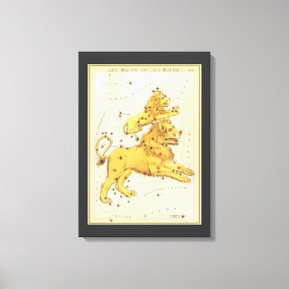 Toile Léo le Lion Constellation Vintage Urania's Mirror