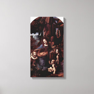 Toile Leonardo da Vinci - Madonna des roches