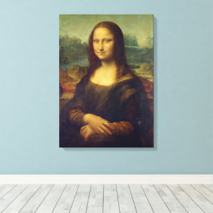 Toile Leonardo Da Vinci, Mona Lisa, La Gioconda