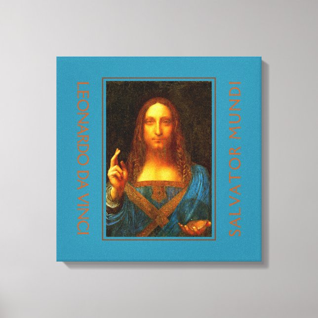 Toile LEONARDO DA VINCI SALVATOR MUNDI Art (Recto)