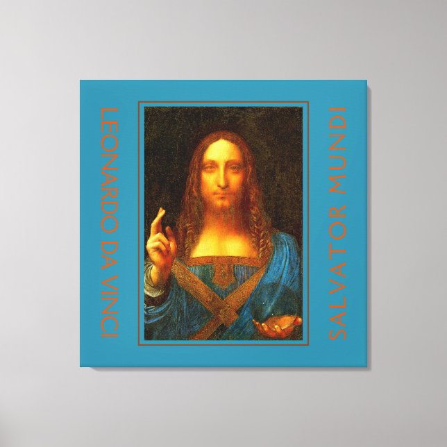 Toile LEONARDO DA VINCI SALVATOR MUNDI Art (Recto)