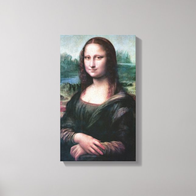 Toile Leonardo Mona Lisa (Recto)