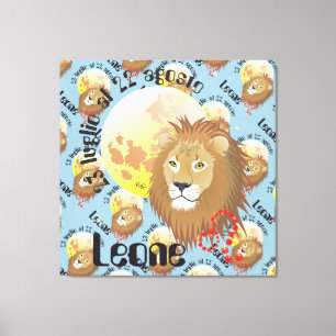 Toile Leone 23 luglio al 22 agosto Stampa su tela