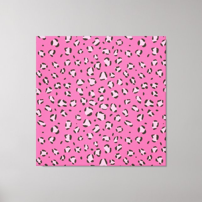 Toile Leopard rose / Motif Cheetah (motif animal) (Recto)