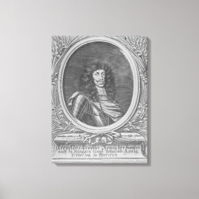Toile Léopold I, Saint Empereur Romain (Recto)