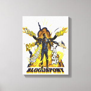 Toile L'équipe du suicide   Graphique d'action Bloodspo