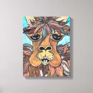 Toile Leroy le lama