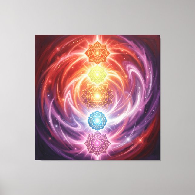 Toile Les 7 Chakras´10 (Recto)
