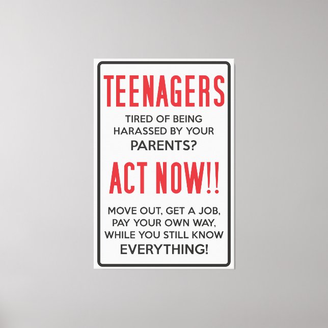 Toile Les adolescents, fatigués d'être harcelés ? Agis m (Recto)