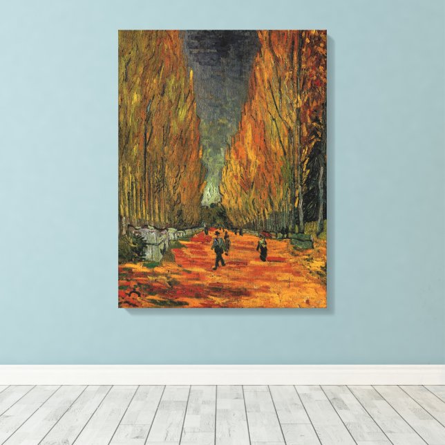 Toile Les Alyscamps (cimetière) par Vincent van Gogh (Insitu (Plancher de Bois))