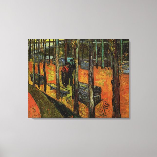 Toile Les Alyscamps, Vincent van Gogh (Recto)