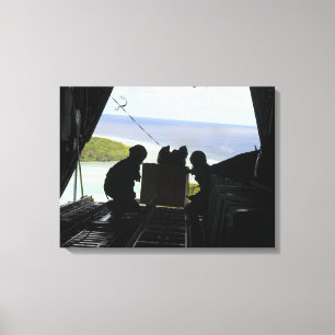 Toile Les aviateurs éliminent une palette des