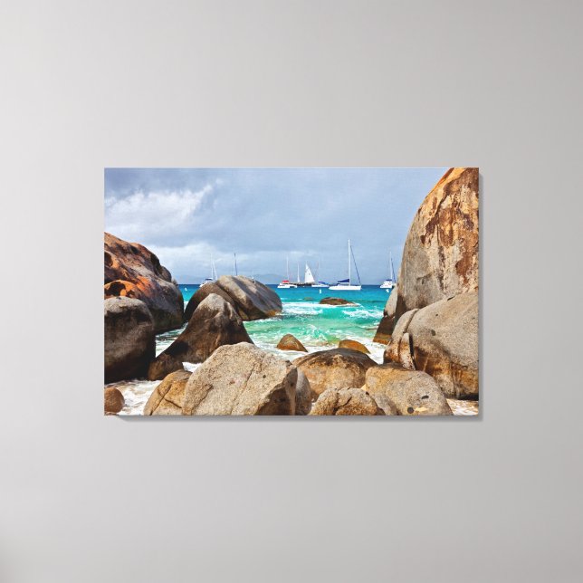 Toile Les Bains, Virgin Gorda, Îles Vierges britanniques (Recto)