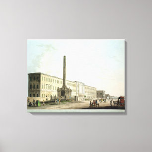 Toile Les bâtiments des auteurs, Calcutta, plaquent 30