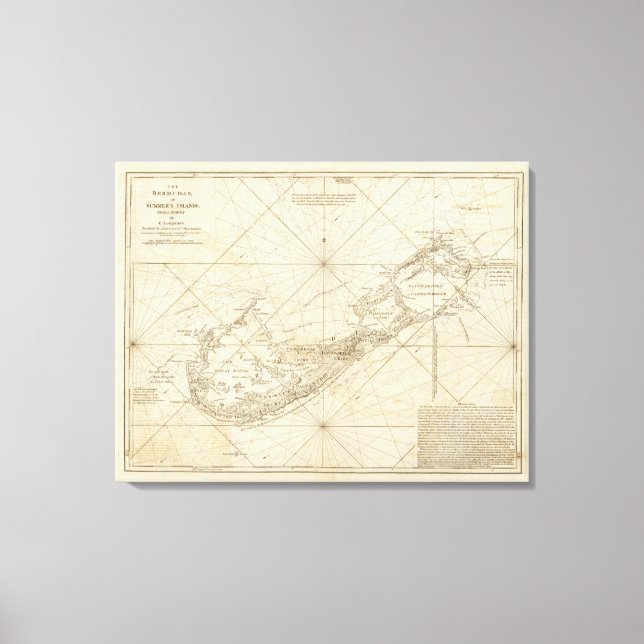 Toile Les Bermudes ou les îles d'été (Recto)